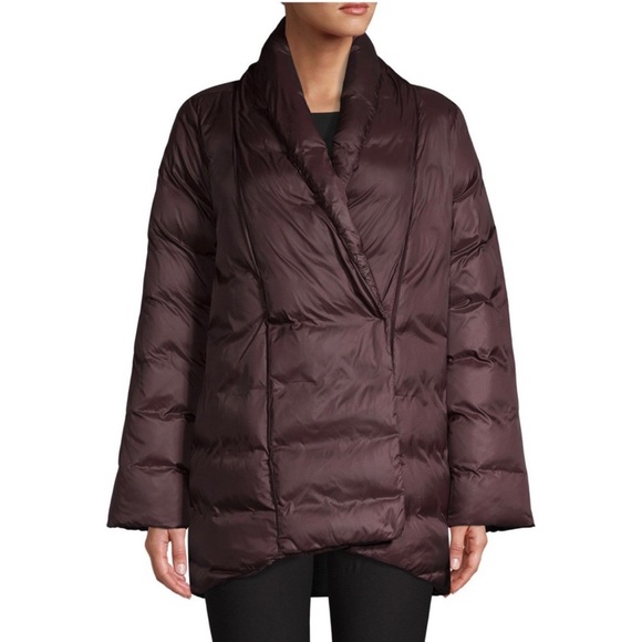Eileen Fisher Jackets & Blazers - Eileen Fisher | Shawl Collar Puffer Coat